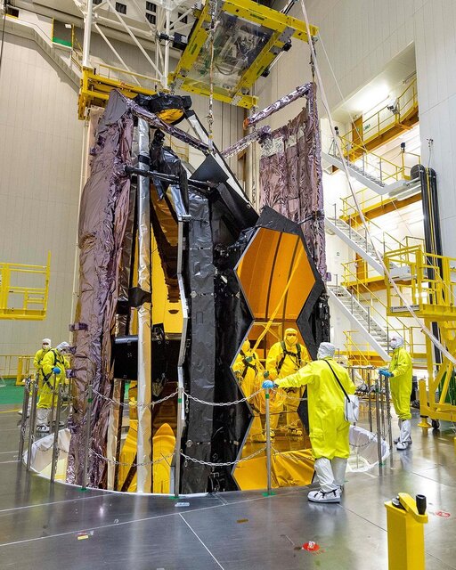 آخرین دیدار با تلسکوپ فضایی "جیمزوب" پیش از پرتاب