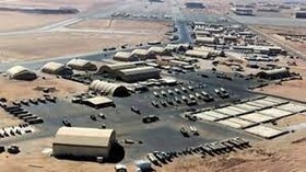 خروج آمریکایی‌ها از پایگاه نظامی "حریر" در عراق