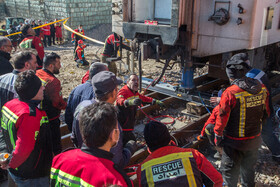 حادثه برخورد دو دستگاه قطار مترو کرج - تهران
