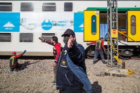 حادثه برخورد دو دستگاه قطار مترو کرج - تهران