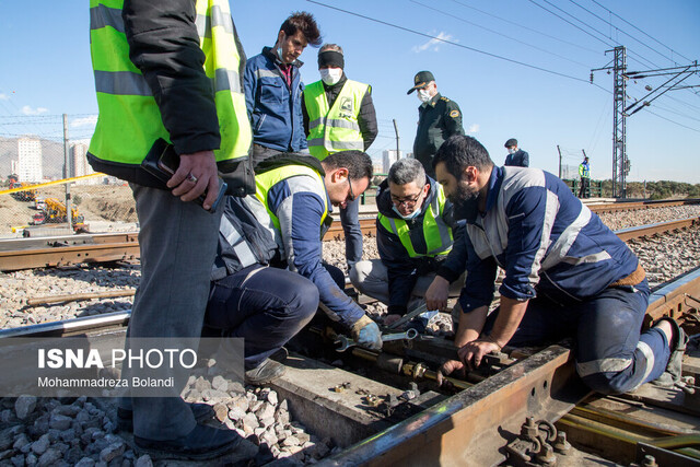 عکس تزئینی است. خروج قطار باری تهران_شمال از ریل تلفات جانی نداشت