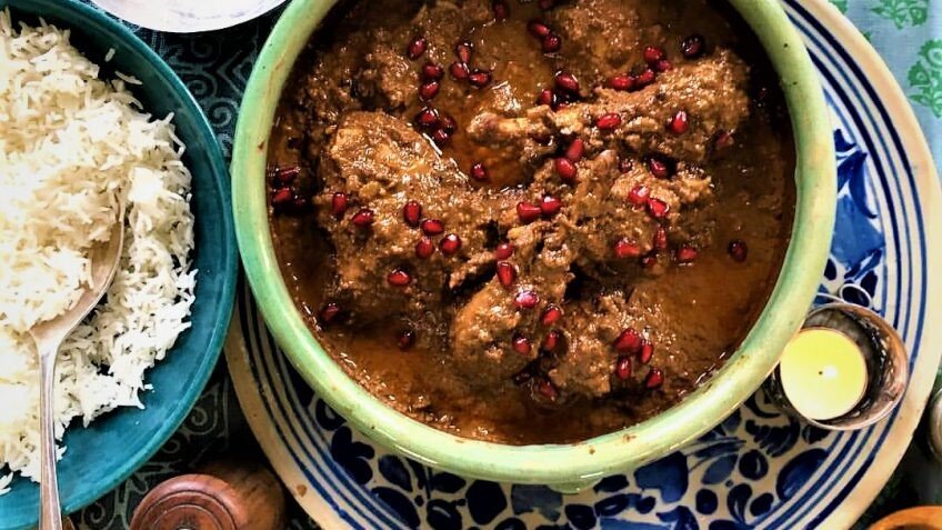 طرز پخت خورشت فسنجان به همراه مواد لازم