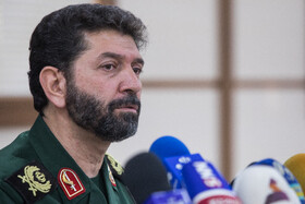 سخنرانی سردار حسن حسن‌زاده فرمانده سپاه محمد رسول الله(ص) تهران بزرگ در نشست خبری بزرگداشت دومین سالگرد شهادت سپهبد شهید حاج قاسم سلیمانی