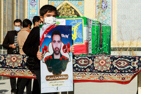 وداع با پیکر شهید سرهنگ پاسدار مهران شوریزاده 2