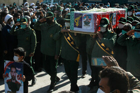 وداع با پیکر شهید سرهنگ پاسدار مهران شوریزاده 4