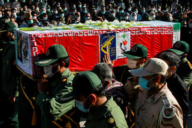 وداع با پیکر شهید سرهنگ پاسدار مهران شوریزاده 6