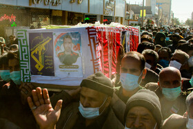 وداع با پیکر شهید سرهنگ پاسدار مهران شوریزاده 7