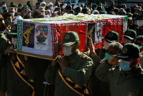 وداع با پیکر شهید سرهنگ پاسدار مهران شوریزاده 9