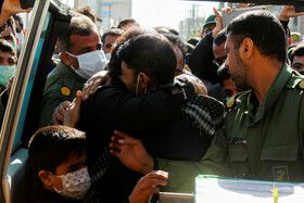 وداع با پیکر شهید سرهنگ پاسدار مهران شوریزاده 12