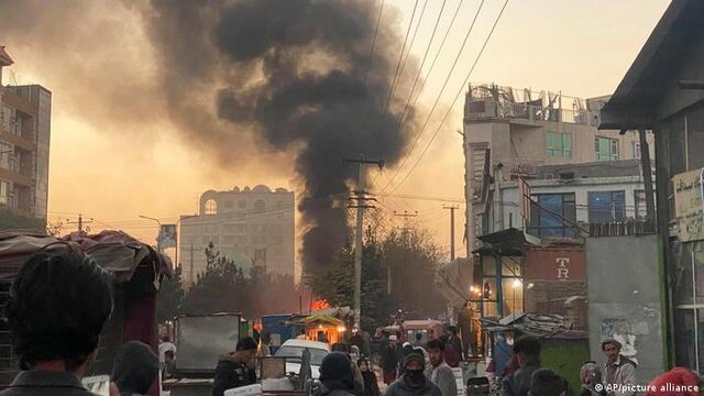 وقوع انفجار مقابل وزارت کشور افغانستان در کابل