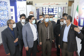 بازدید ناصر فخاری رییس سازمان اقتصادی کوثر بنیاد شهید از نمایشگاه دستاوردهای جهاد دانشگاهی ۱۴۰۰