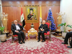 ملاقات سفیر ایران در عراق با رهبر کلیسای کلدانی‌ها