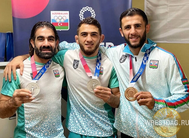 دو کشتیگیر و یک کاراتهکا ورزشکاران سال آذربایجان