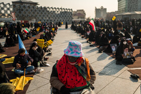 بزرگداشت حماسه ۹ دی در میدان امام حسین (ع)