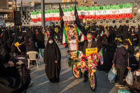 بزرگداشت حماسه ۹ دی در میدان امام حسین (ع)