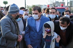 حضور دکتر مخبر، معاون اول رئیس جمهور، در مراسم بزرگداشت حماسه ۹ دی در میدان امام حسین (ع)