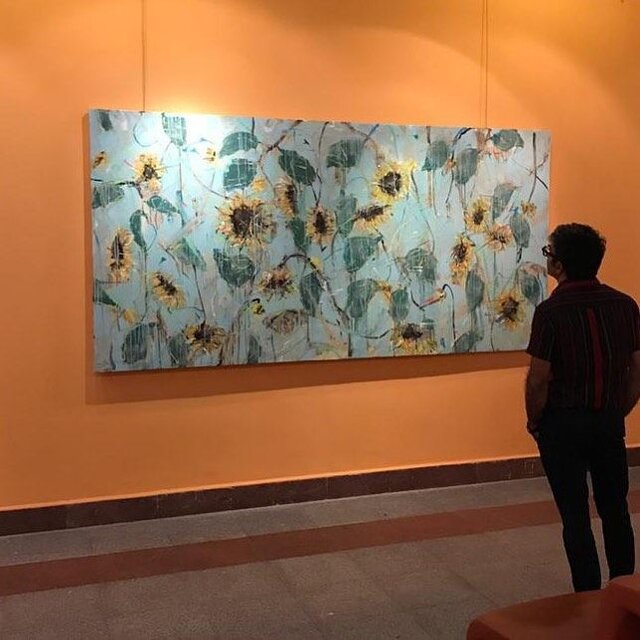 اثری از جمالی نیک/ منبع عکس اینستاگرام هنرمند روایت های یک هنرمند از برخورد با گالری ها/فقط فروش مهم است!