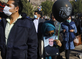 حضور پرشور مردم در دومین سالگرد شهادت سردار دلها در کرمان