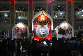 حضور پرشور مردم در دومین سالگرد شهادت سردار دلها در کرمان