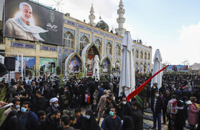 حضور پرشور مردم در دومین سالگرد شهادت سردار دلها در کرمان