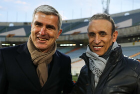 یحیی گل محمدی و زوانمیر سولدو مربیان پرسپولیس و تراکتور