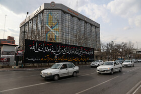 حال و هوای شهر به مناسبت عزای فاطمی (س)