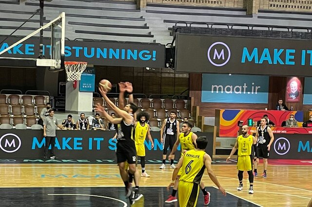 پیروزی سخت تیم بسکتبال سپاهان مقابل رعد