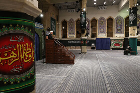 مراسم عزاداری شب شهادت حضرت فاطمهزهرا(س) با حضور مقام معظم رهبری