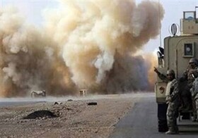 انفجار ۲ بمب کنار جاده‌ای در مسیر کاروان ائتلاف آمریکایی در عراق