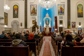 مراسم کریسمس در کلیسای گریگوری مقدس