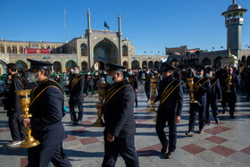 عزاداری خادمین کریمه اهل بیت(ع) در روز شهادت فاطمه زهرا(س)