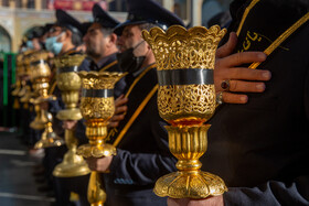 عزاداری خادمین کریمه اهل بیت(ع) در روز شهادت فاطمه زهرا(س)