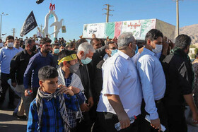 تشییع شهدای گمنام شهرستانهای دشتستان و عسلویه در استان بوشهر