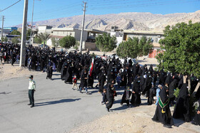 تشییع شهدای گمنام شهرستانهای دشتستان و عسلویه در استان بوشهر