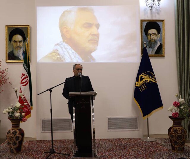 برگزاری مراسم بزرگداشت دومین سالروز شهادت سردار سلیمانی در تاجیکستان