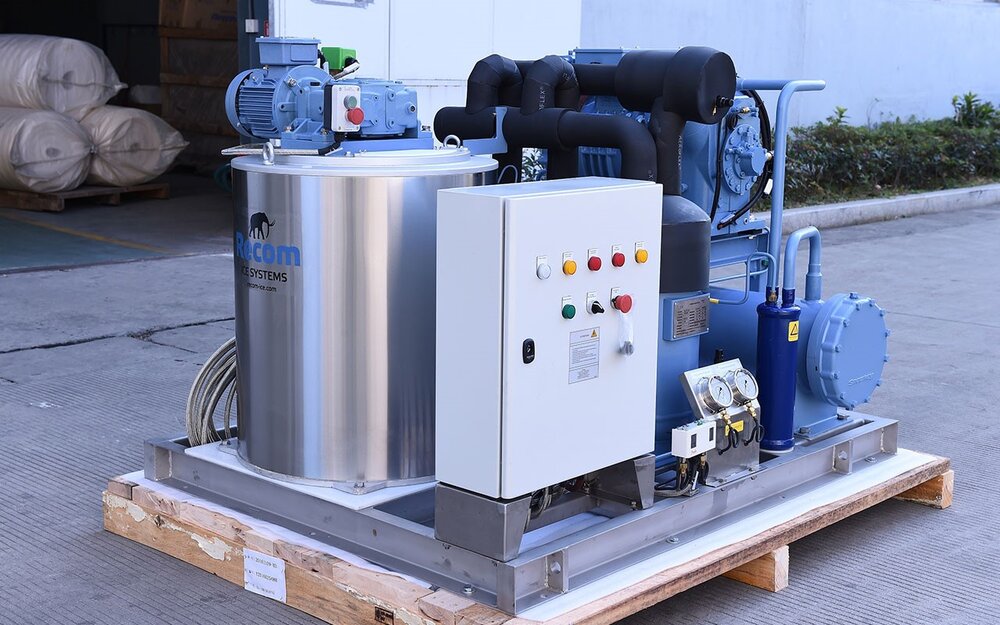 یخساز صنعتی و یخساز پولکی