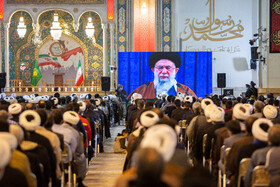 دیدار ویدیو کنفرانسی مردم قم با رهبر معظم انقلاب