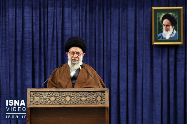 ویدئو / سخنرانی رهبر انقلاب در دیدار تصویری جمعی از مردم قم ویدئو / سخنرانی رهبر انقلاب در دیدار تصویری جمعی از مردم قم