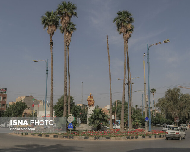 میدان مولوی (سه گوش) در امانیه اهواز فضای سبز اهواز بر بستر GIS میرود/ تعریف مختصات جغرافیایی برای درختان