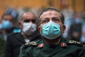 سردار غلامرضا سلیمانی، رئیس سازمان بسیج مستضعفین در همایش روایت مقاومت و مکتب سلیمانی