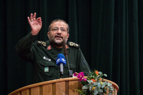 سخنرانی سردار غلامرضا سلیمانی، رئیس سازمان بسیج مستضعفین در همایش روایت مقاومت و مکتب سلیمانی