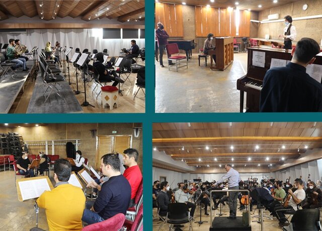 پایان دورههای رهبری ارکستر با برگزاری یک کنسرت پایان دورههای رهبری ارکستر با برگزاری یک کنسرت