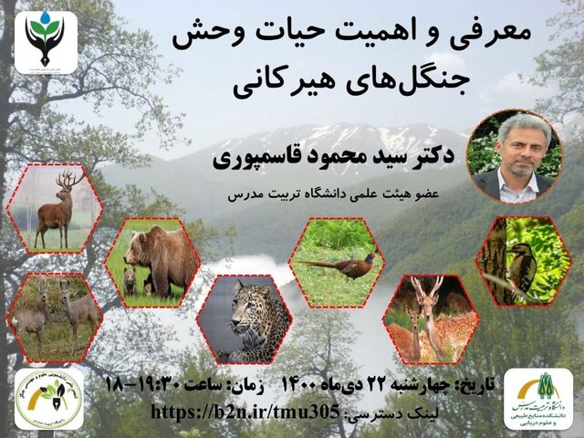 برگزاری نشست «معرفی و اهمیت حیات وحش جنگل های هیرکانی»