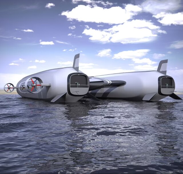 طراحی یک کشتی تفریحی که پرواز هم میکند!