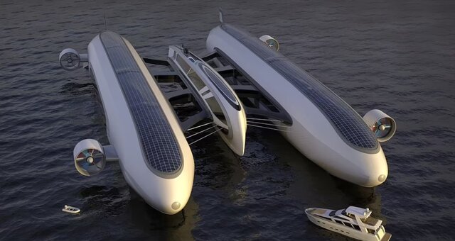 طراحی یک کشتی تفریحی که پرواز هم میکند!
