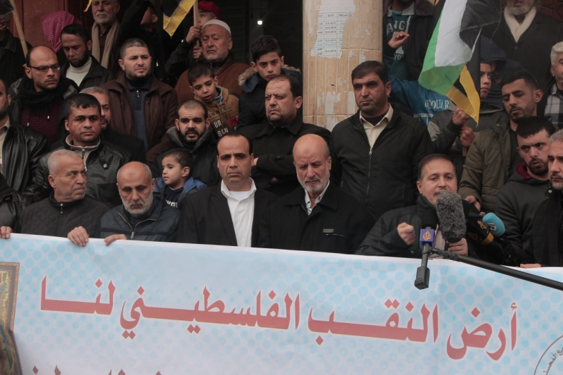 تظاهرات اهالی غزه در همبستگی با ساکنان منطقه النقب