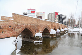 بارش برف در اردبیل