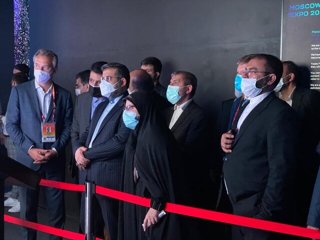 وزیر ارشاد در پاویون ایران در اکسپوی دبی وزیر ارشاد در پاویون ایران در اکسپوی دبی