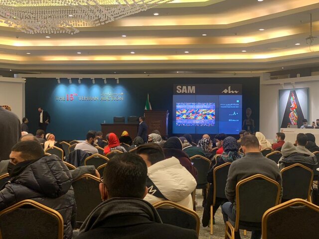 پانزدهمین حراج تهران آغاز شد