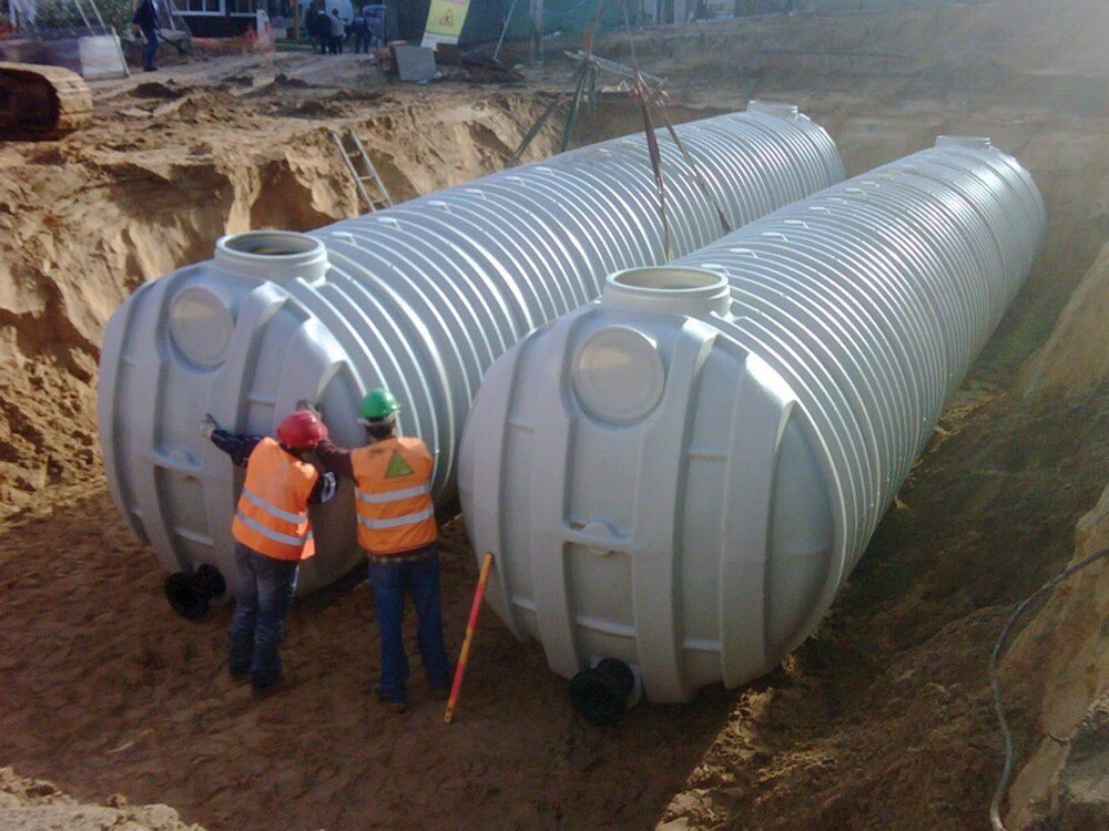 سپتیک تانک فایبرگلاس و اتصال آن به چربی گیر